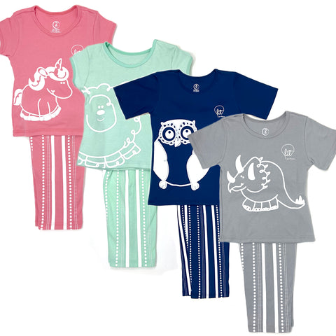 Pijamas playera y pantalon